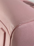 GIVENCHY Pink Grained Leather Small Antigona Shoulder Bag