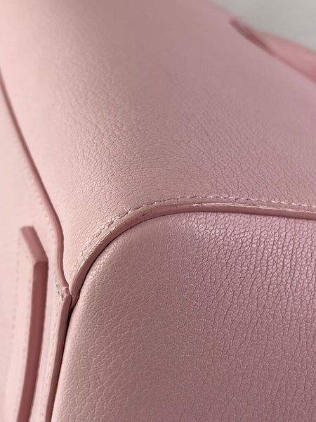 GIVENCHY Pink Grained Leather Small Antigona Shoulder Bag