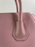 GIVENCHY Pink Grained Leather Small Antigona Shoulder Bag