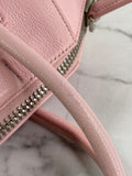 GIVENCHY Pink Grained Leather Small Antigona Shoulder Bag