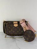 Louis Vuitton Light Pink Multi Pochette Accessoires Crossbody/Shoulder Bag