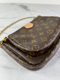 Louis Vuitton Light Pink Multi Pochette Accessoires Crossbody/Shoulder Bag