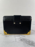 PRADA Black City Calf Saffiano Cahier Crossbody/Shoulder Bag