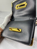 PRADA Black City Calf Saffiano Cahier Crossbody/Shoulder Bag