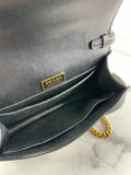 PRADA Black City Calf Saffiano Cahier Crossbody/Shoulder Bag