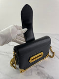 PRADA Black City Calf Saffiano Cahier Crossbody/Shoulder Bag