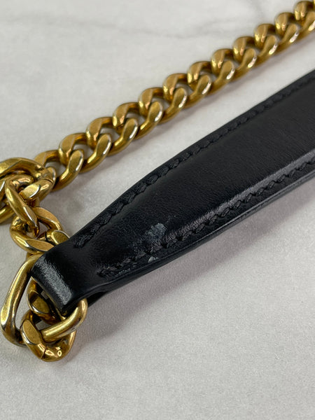 PRADA Black City Calf Saffiano Cahier Crossbody/Shoulder Bag