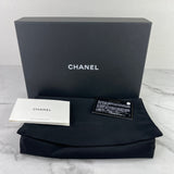 CHANEL Black Lambskin Quilted 19 Wallet On Chain WOC