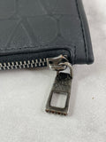 Valentino Unisex Matte Black Toile Iconographe Card Holder/Wallet