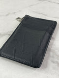 Valentino Unisex Matte Black Toile Iconographe Card Holder/Wallet
