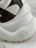 LOUIS VUITTON White Monogram LV Archlight Sneakers Size 36.5