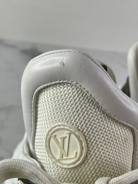 LOUIS VUITTON White Monogram LV Archlight Sneakers Size 36.5