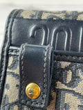 Christian Dior 2-IN-1 30 MONTAIGNE POUCH Blue Dior Oblique Jacquard Crossbody/Shoulder/Belt Bag