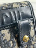 Christian Dior 2-IN-1 30 MONTAIGNE POUCH Blue Dior Oblique Jacquard Crossbody/Shoulder/Belt Bag