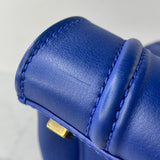 Celine Indigo Blue Supple Calfskin Medium Phantom Luggage Bag