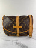 LOUIS VUITTON Monogram Saumur 30 Crossbody/Shoulder Bag