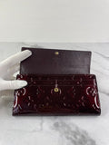 LOUIS VUITTON Amarante Monogram Vernis Sarah Walle