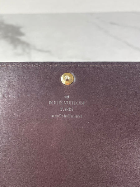 LOUIS VUITTON Amarante Monogram Vernis Sarah Walle