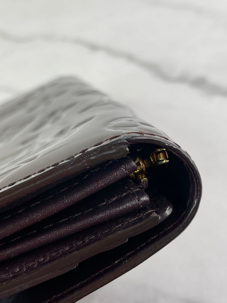 LOUIS VUITTON Amarante Monogram Vernis Sarah Walle