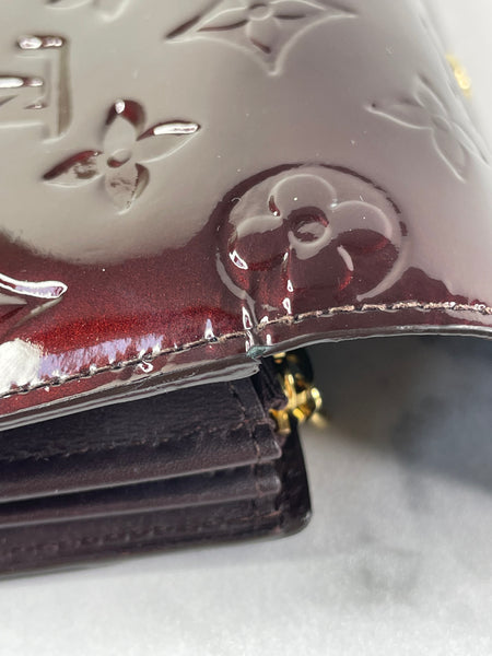 LOUIS VUITTON Amarante Monogram Vernis Sarah Walle