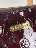 LOUIS VUITTON Amarante Vernis Bellevue PM Bag