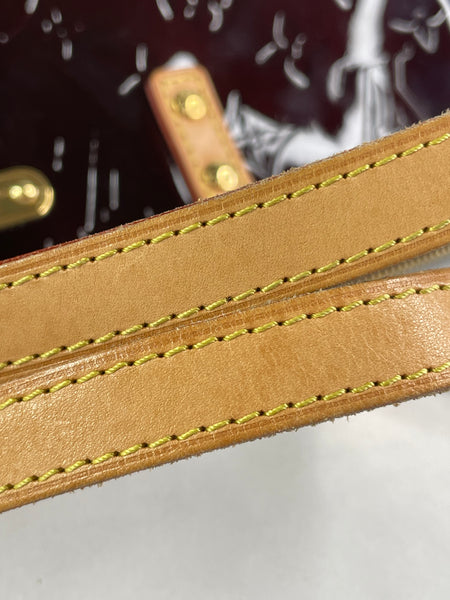 LOUIS VUITTON Amarante Vernis Bellevue PM Bag