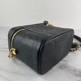 LOUIS VUITTON Black Empreinte Monogram Giant Vanity PM Crossbody/Shoulder Bag