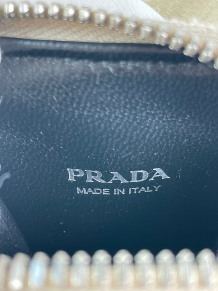 PRADA White Saffiano Lux Top Handle Crossbody/Shoulder Bag