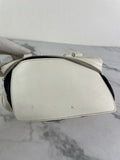 PRADA White Saffiano Lux Top Handle Crossbody/Shoulder Bag