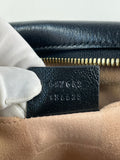 GUCCI Original GG canvas/black GG Marmont small shoulder/crossbody bag