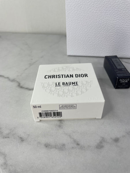 Christian Dior Beauty Soft Pink Pouch/Clutch with Full Size Le Baume 50ml