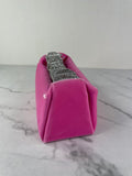 ALEXANDER WANG Lipstick Pink Mini Scrunchie Embellished Velvet Bag