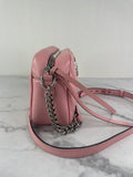 GUCCI Pink GG Marmont Small Matelassé Shoulder/Crossbody Bag