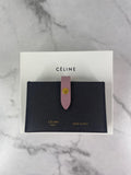 Celine Liquorice Accordeon Card Holder