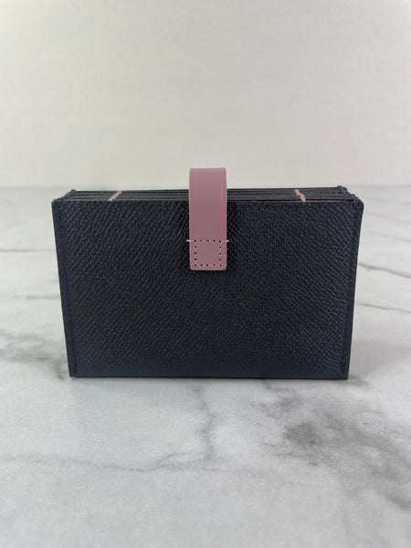 Celine Liquorice Accordeon Card Holder