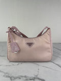 PRADA Alabaster Pink Re-Nylon Re-Edition 2000 mini-bag