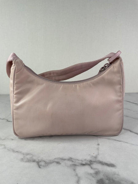 PRADA Alabaster Pink Re-Nylon Re-Edition 2000 mini-bag