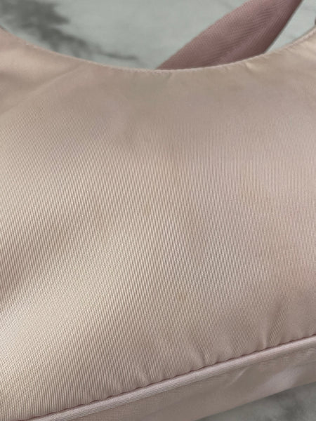 PRADA Alabaster Pink Re-Nylon Re-Edition 2000 mini-bag