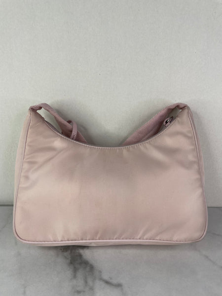 PRADA Alabaster Pink Re-Nylon Re-Edition 2000 mini-bag