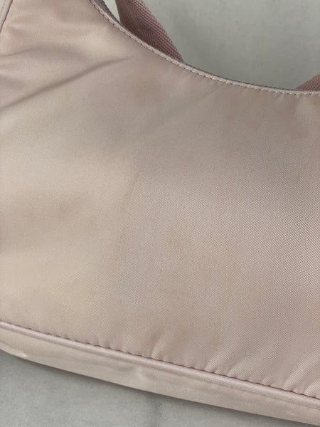 PRADA Alabaster Pink Re-Nylon Re-Edition 2000 mini-bag