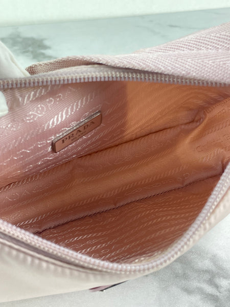 PRADA Alabaster Pink Re-Nylon Re-Edition 2000 mini-bag