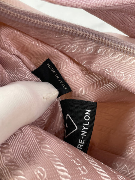 PRADA Alabaster Pink Re-Nylon Re-Edition 2000 mini-bag
