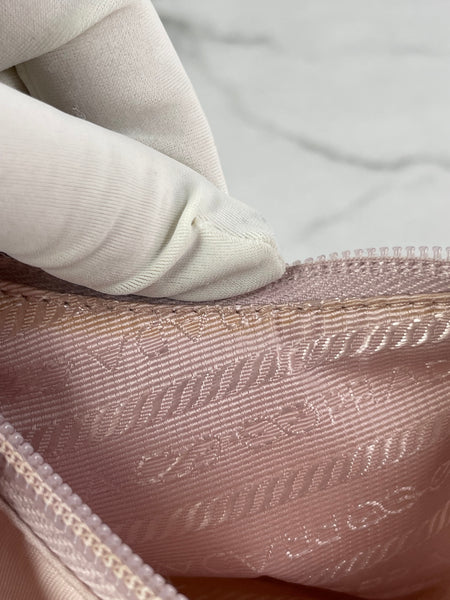 PRADA Alabaster Pink Re-Nylon Re-Edition 2000 mini-bag