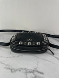 VALENTINO Black Nellcôte Calfskin Shoulder/Crossbody Bag