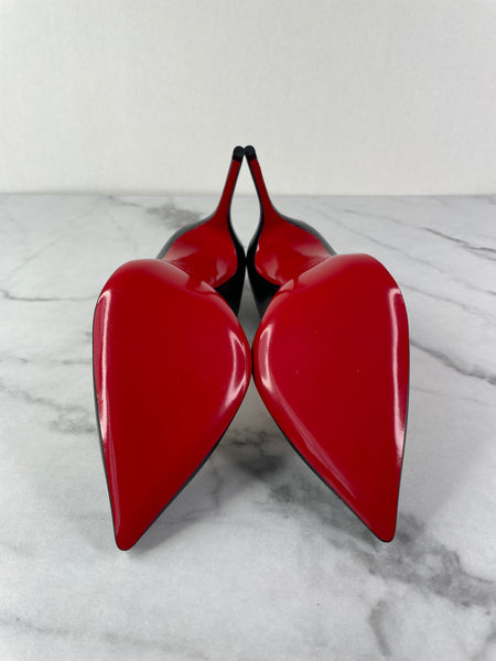 Christian Louboutin Black Pigalle Follies 100 Pumps Size 38