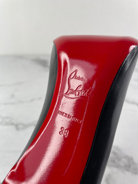 Christian Louboutin Black Pigalle Follies 100 Pumps Size 38