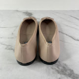 PRADA Ninfea (beige/pink) Leather Ballet Flats Size 38.5