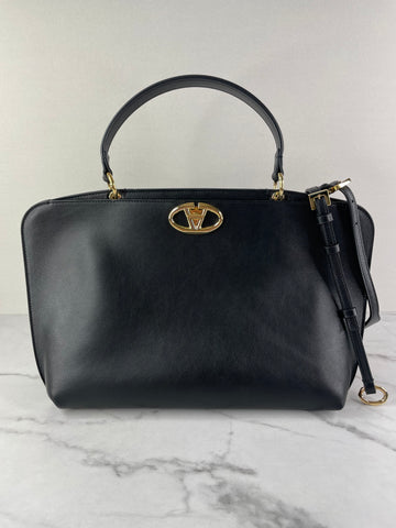 VALENTINO GARAVANI Black 2gether Leather Top Handle Shoulder/Crossbody Bag