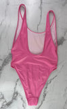 Balmain x Barbie Edition Pink One-Piece Swimsuit Size 38 (fits Size Small or US 4/6)