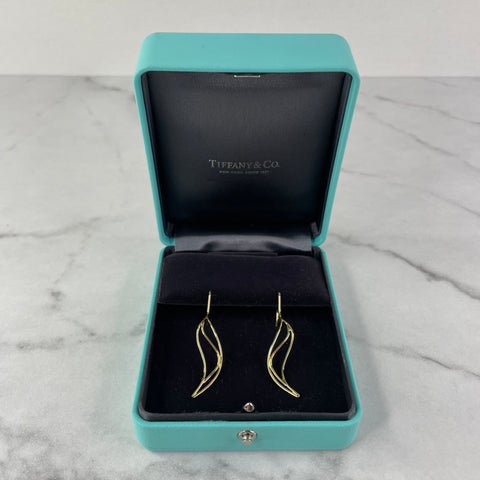 Tiffany Elsa Peretti Small Wave Earrings